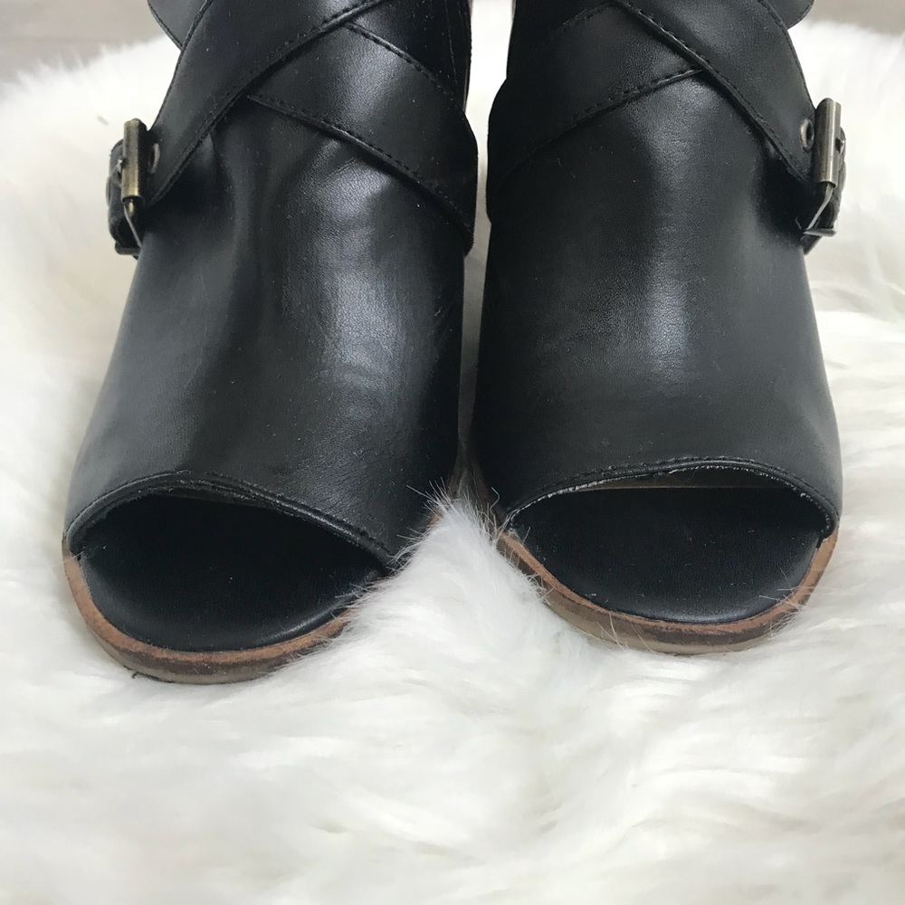 DV by Dolce Vita black open toe ankle heels 8.5 - Picture 6 of 7